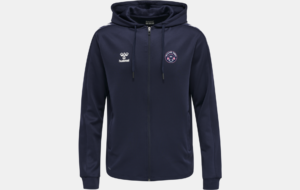 VESTE ENTRAINEMENT CAPUCHE  HUMMEL ENFANT MARINE : REF - 212651