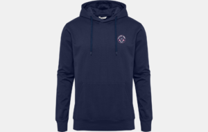 SWEAT COTON CAPUCHE HUMMEL ENFANT MARINE: REF - 224834